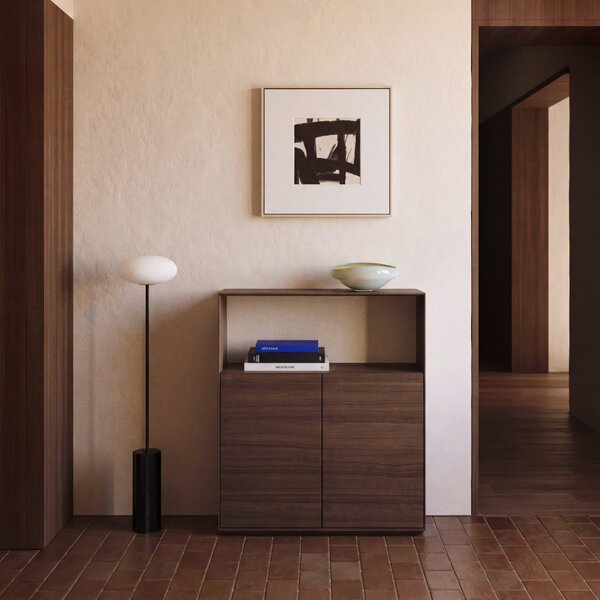 Kave Home Ořechová knihovna Visala 106 x 90 cm