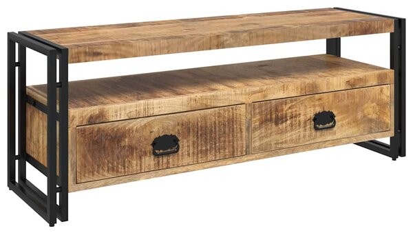 TV stolek 120 x 35 x 45 cm masivní mangovníkové dřevo 247402