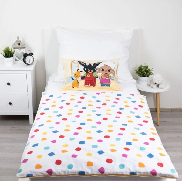 Jerry Fabrics Povlečení do postýlky Králíček Bing Playroom baby 100x135, 40x60 cm