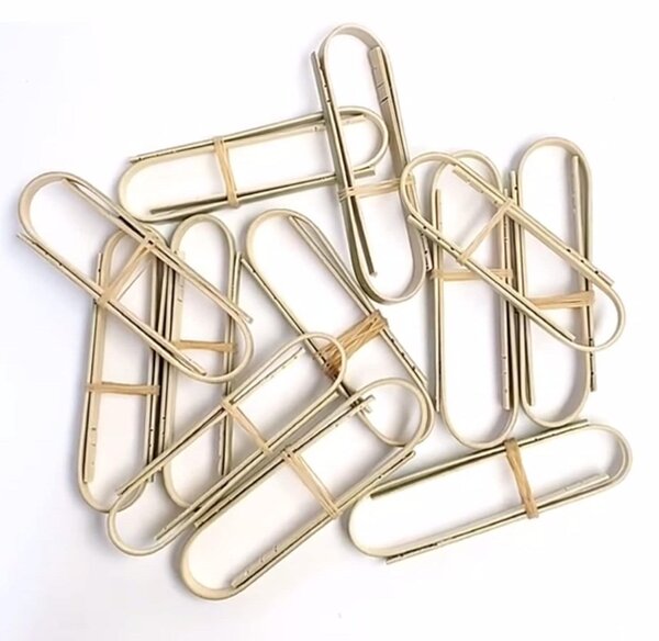 20 jednorázových kleští z bambusu, mini kleště na toustovač (9 cm)