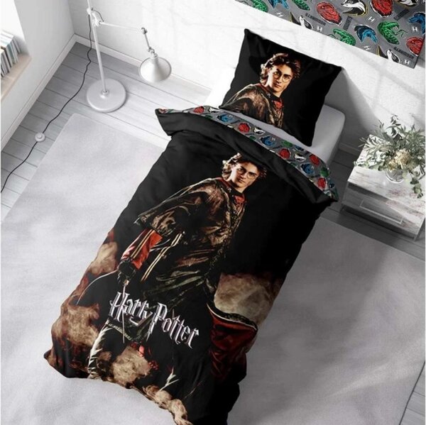 Carbotex Povlečení Harry Potter Ohnivá zkouška 140x200, 70x90 cm
