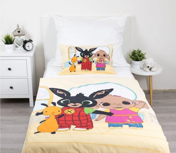 Jerry Fabrics Povlečení do postýlky Králíček Bing Playroom baby 100x135, 40x60 cm