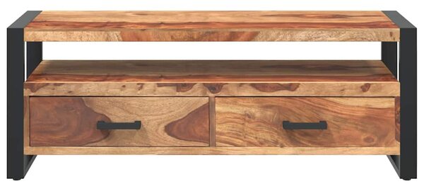 TV stolek 120 x 35 x 45 cm masivní akáciové dřevo 247403