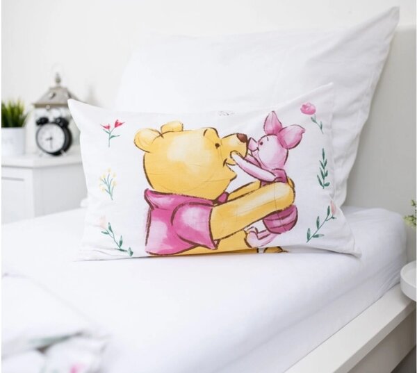 Jerry Fabrics Povlečení do postýlky WTP Pooh hugs baby 100x135, 40x60 cm