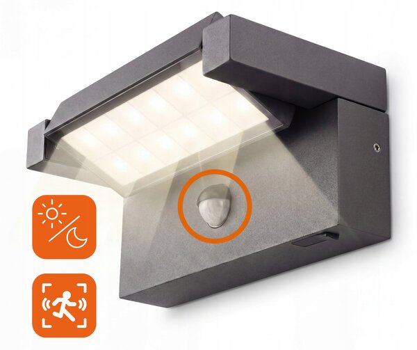 LED fasádní svítidlo 25 W, 3 režimy barvy světla, 2500 lm, IP54