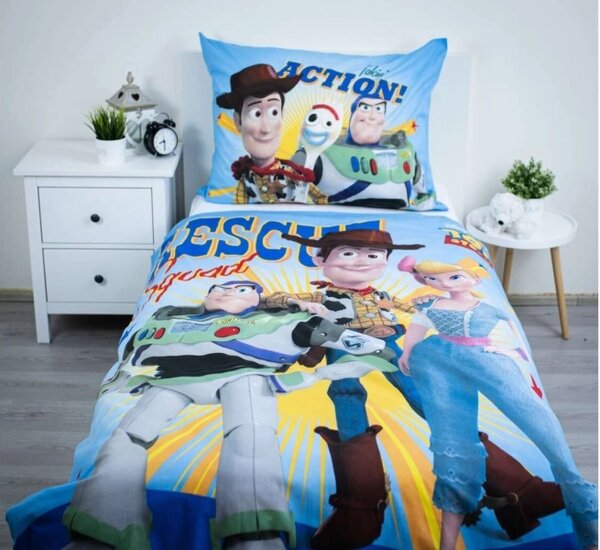 Jerry Fabrics Povlečení Toy Story Rescue squad 140x200, 70x90 cm