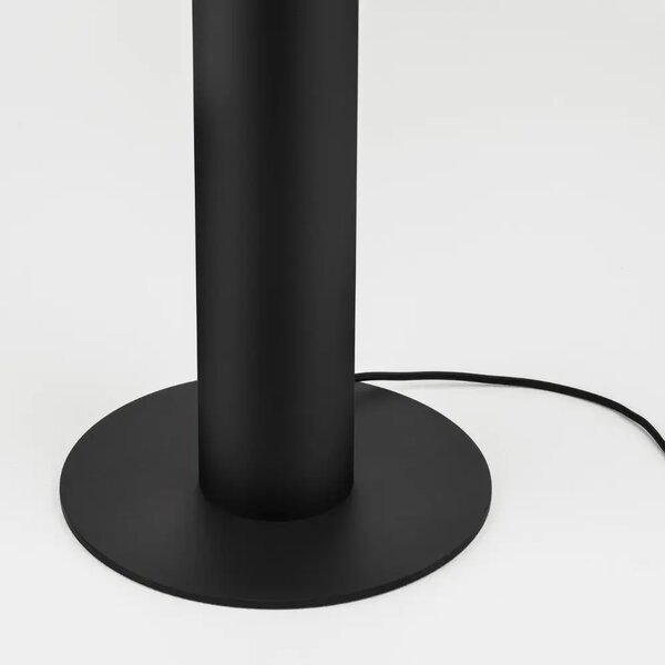Nova Luce Černá kovová stojací LED lampa Noelia 142 cm
