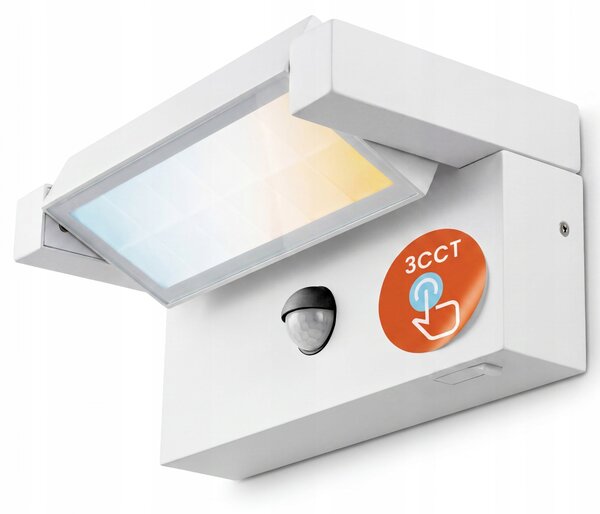 LED fasádní svítidlo 25 W, 3 režimy barvy světla, 2500 lm, IP54