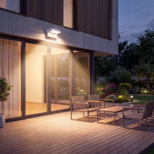 LED fasádní svítidlo 25 W, 3 režimy barvy světla, 2500 lm, IP54