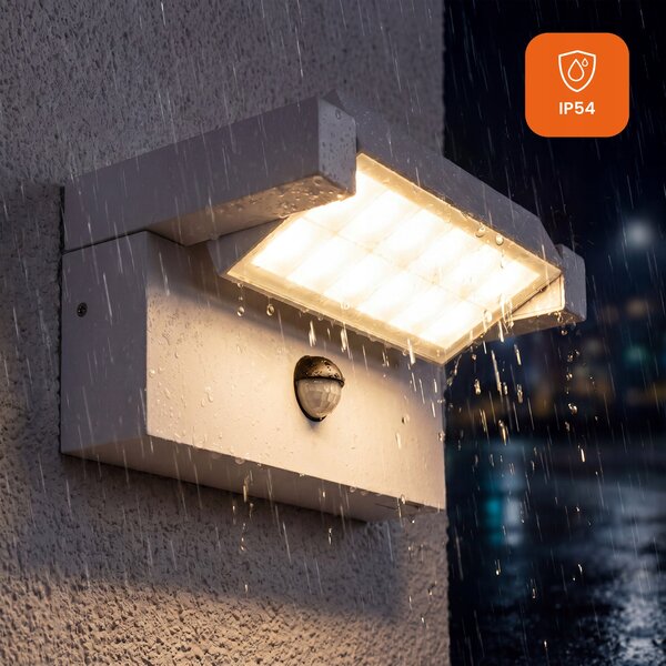 LED fasádní svítidlo 25 W, 3 režimy barvy světla, 2500 lm, IP54