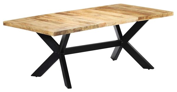 Jídelní stůl 200 x 100 x 75 cm masivní mangovníkové dřevo 247427