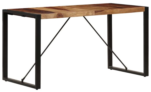 Jídelní stůl 140 x 70 x 75 cm masivní akáciové dřevo 247422