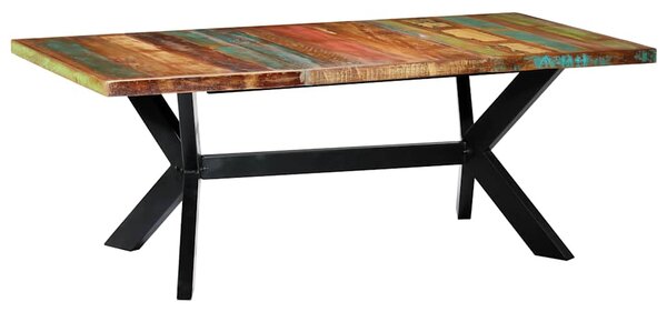 Jídelní stůl 200 x 100 x 75 cm masivní recyklované dřevo 247429