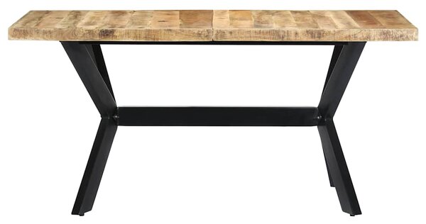 Jídelní stůl 140 x 70 x 75 cm masivní hrubé mangovníkové dřevo 247437
