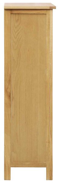 Botník 76 x 37 x 105 cm masivní dubové dřevo 247460