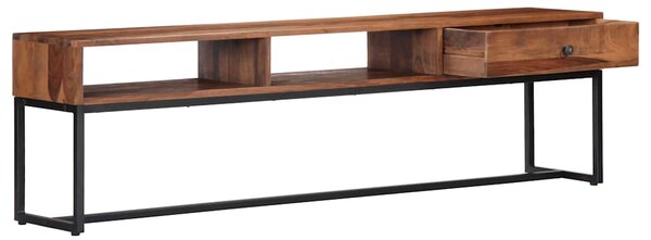 TV stolek 160 x 30 x 45 cm masivní akáciové dřevo 247466