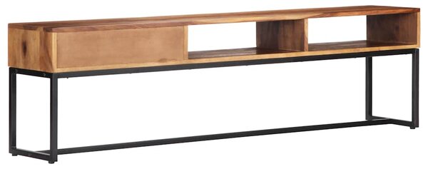TV stolek 160 x 30 x 45 cm masivní akáciové dřevo 247466