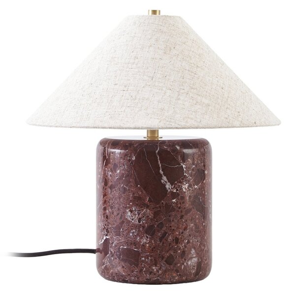 Stolní lampa NOLA, Elodie, Béžová, Obývací pokoj, Tkanina / Textil, Moderní