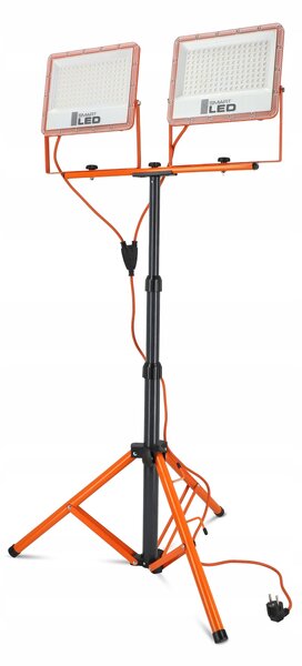 Solární LED reflektor 100 W, 22000 lm, neutrální bílá, IP65, 25,5 × 21 × 3,5 cm