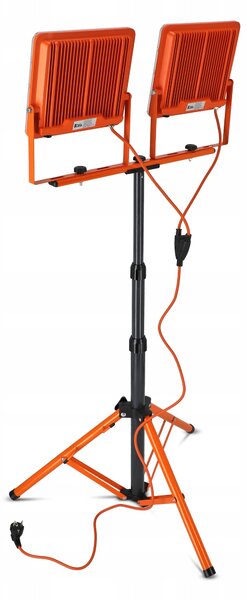 Solární LED reflektor 100 W, 22000 lm, neutrální bílá, IP65, 25,5 × 21 × 3,5 cm