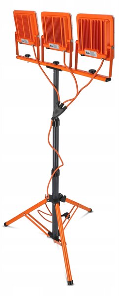 Solární LED reflektor 50 W, 16500 lm, IP65, neutrální bílá, 18 × 15,5 × 3,5 cm