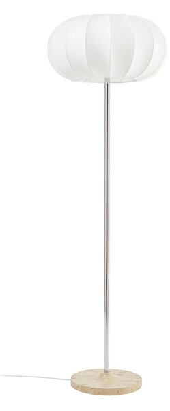 Stojací Lampa NOLA, Elovie, Bílá, Obývací pokoj, Tkanina / Textil, Skandinávský