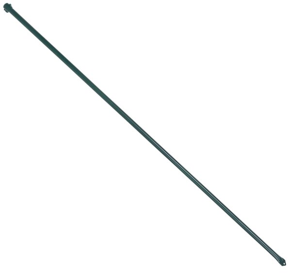 Plotové sloupky, 10 ks, kov, 1,5 m, zelené