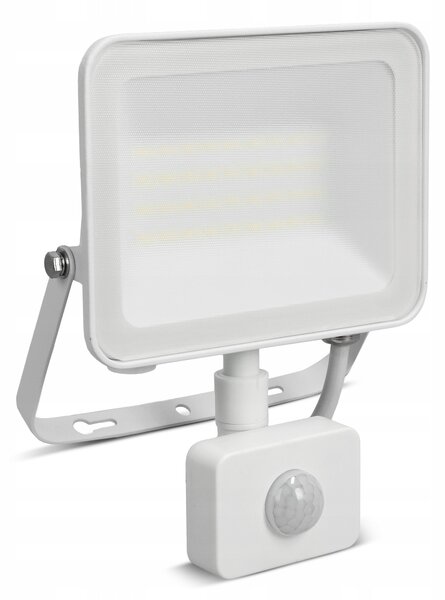 LED reflektor 30 W, 2700 lm, IP65, neutrální bílá, úhel 120°, 19 × 15,5 × 3 cm