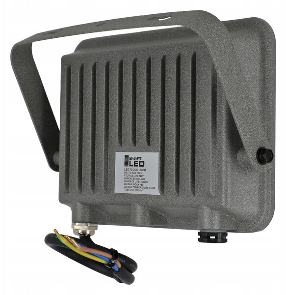 LED reflektor 50 W, IP65, neutrální bílá, úhel 120°, 17,5 × 12,5 × 3 cm