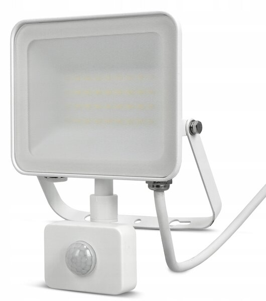 LED reflektor 30 W, 2700 lm, IP65, neutrální bílá, úhel 120°, 19 × 15,5 × 3 cm