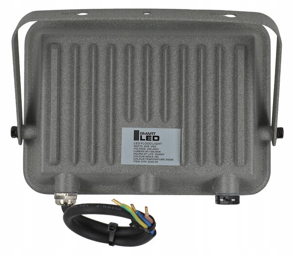 LED reflektor 50 W, IP65, neutrální bílá, úhel 120°, 17,5 × 12,5 × 3 cm