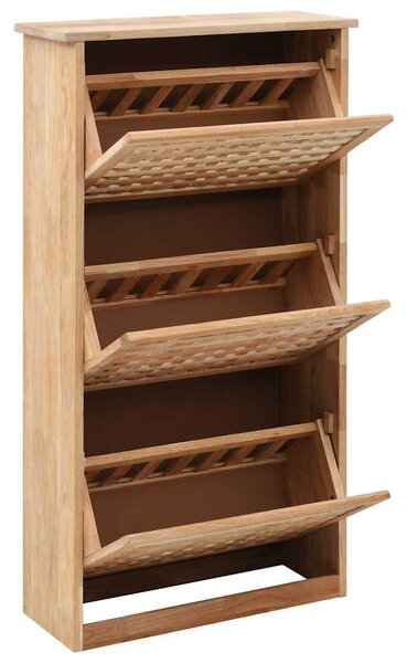 Botník 55 x 20 x 104 cm masivní ořechové dřevo 247600