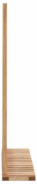 Koupelnové zrcadlo 60 x 12 x 62 cm masivní ořechové dřevo 247605