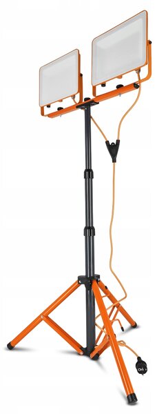 LED reflektor 100 W, 10000 lm, neutrální bílá, IP65, 26 × 19 × 3,5 cm