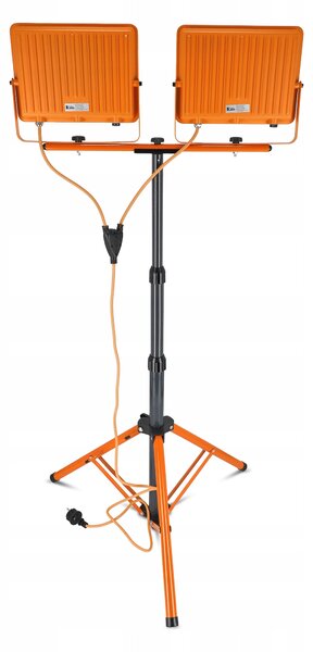 LED reflektor 100 W, 10000 lm, neutrální bílá, IP65, 26 × 19 × 3,5 cm