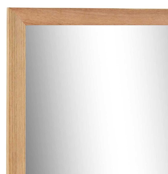 Koupelnové zrcadlo 60 x 12 x 62 cm masivní ořechové dřevo 247605