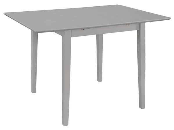 Rozkládací jídelní stůl šedý (80–120) x 80 x 74 cm MDF 247627
