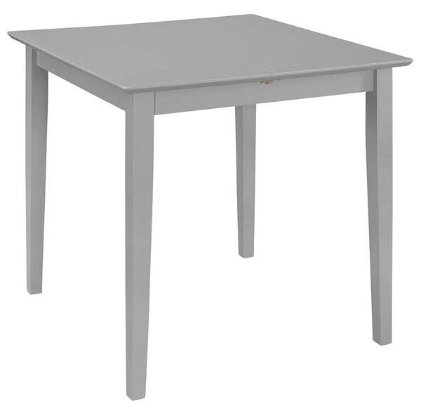Rozkládací jídelní stůl šedý (80–120) x 80 x 74 cm MDF 247627