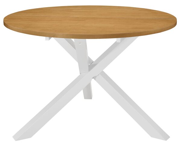 Jídelní stůl bílý 120 x 75 cm MDF 247631