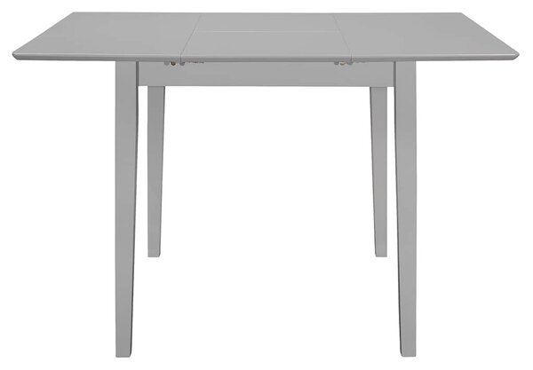 Rozkládací jídelní stůl šedý (80–120) x 80 x 74 cm MDF 247627