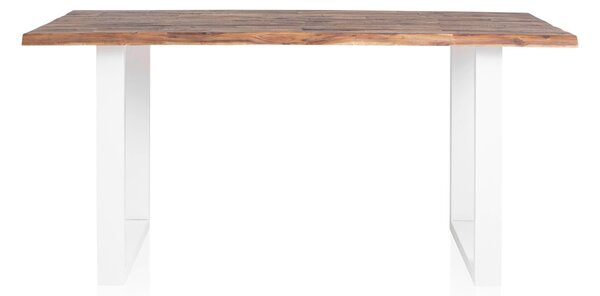 JÍDELNÍ STŮL, přírodní barvy, bílá, 140/80/75 cm MID.YOU - Jídelní stoly, Online Only