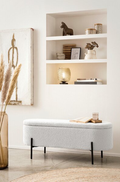 TABURETOVÁ LAVICE, textil, Livetastic - Taburety, Online Only