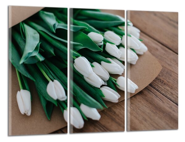 Obraz do bytu Bílé tulipány