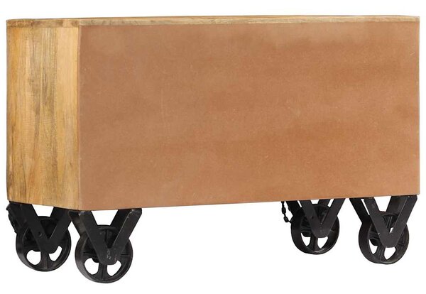 Botník 86 x 35 x 55 cm masivní mangovníkové dřevo 247658