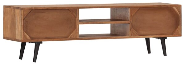 TV stolek 140 x 30 x 40 cm masivní akáciové dřevo 247682