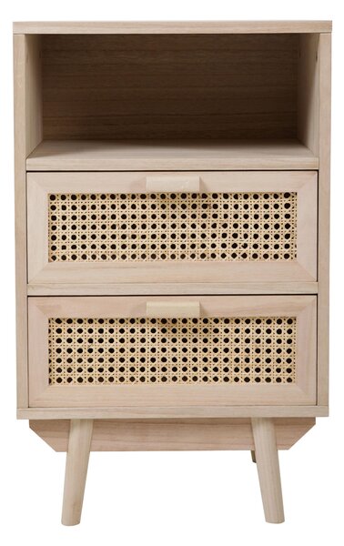 KOMODA, paulovnie, ratan, přírodní barvy, 42/68/36 cm Livetastic - Šuplíkové komody, Online Only