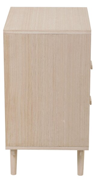 KOMODA, paulovnie, ratan, přírodní barvy, 42/68/36 cm Livetastic - Šuplíkové komody, Online Only