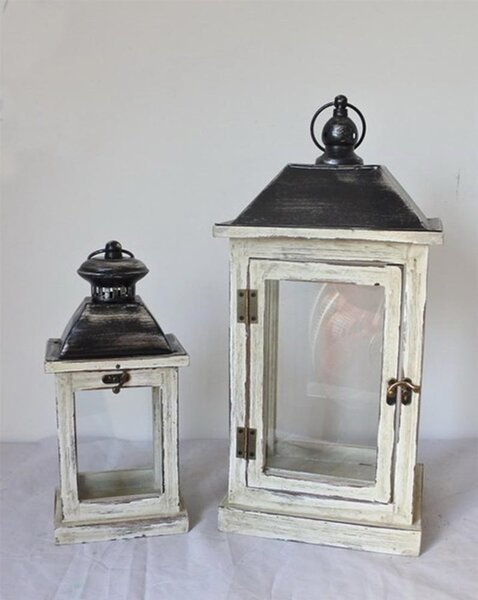 Dřevěná lucerna Morex D7228/B, 45 cm