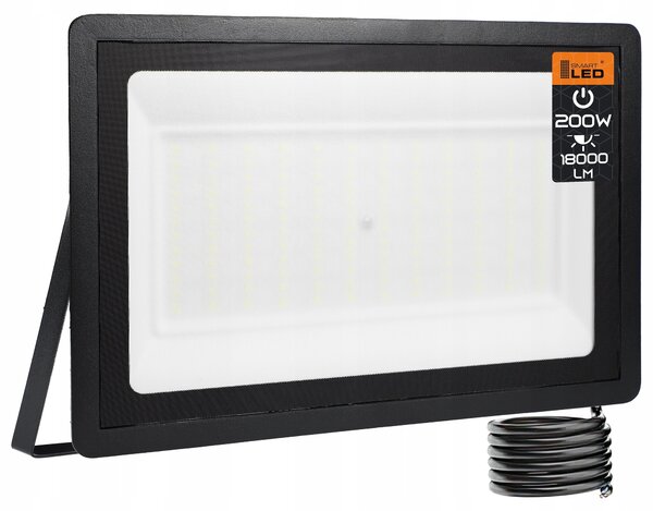 LED reflektor 200 W, 4500 K, IP67, úhel 120°