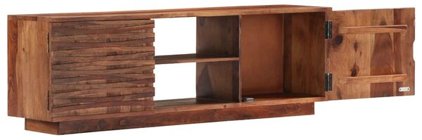 TV stolek 120 x 30 x 40 cm masivní akáciové dřevo 247701